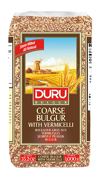Duru Coarse Bulgur With Vermicelli برغل خشن مع شعيرية